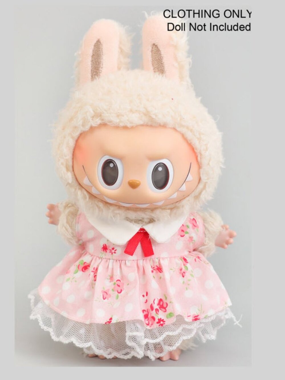 Labubu Lacy Floral Dress Outfit only